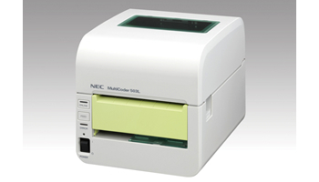 NEC 医療・製造や窓口業務向け ラベルプリンタの新製品 樹脂製の医療用バンドにも印刷可能