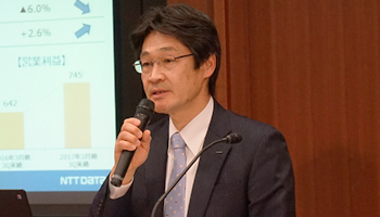 営業利益116%の745億円、NTTデータ17年3月期第3四半期決算