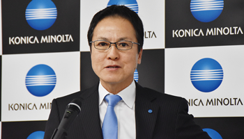 コニカミノルタジャパン 社長就任から1年の原口氏――改めて親会社からの独立を目指す