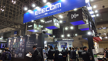 エレコム、CEATECに初出展、IoTセキュリティーなど法人向け製品をアピール