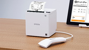 エプソン、レシートプリンター「TM-m30」がハンディースキャナーに対応