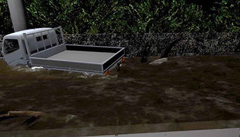 理経、MXモバイリングに豪雨災害を疑似体験できるVRコンテンツを提供