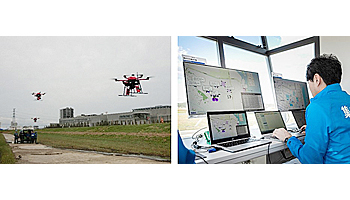 ドローン事業者29社が参加、複数ドローンの安全飛行管理システムの試験が成功