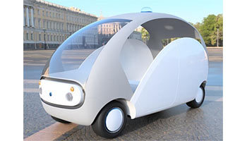 岐阜市内で初めて小型自動運転車両の走行実験を実施、来年度には公道で