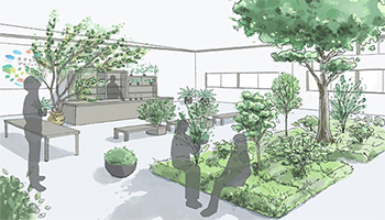 ISID、自律移動ロボットを用いた「動く植栽」の公開実証実験を東京・新木場で実施