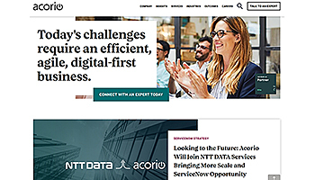 NTTデータ、ServiceNowの専業コンサル企業の米Acorioを買収