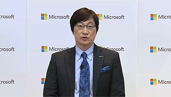 日本マイクロソフト　政府・自治体のDXを推進へ　AWSと「同じ戦い方ではない」