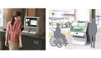 人とAIのハイブリット接客サイネージで非接触非対面を実現、凸版印刷が提供