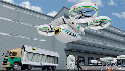 JAXAとヤマトホールディングスが連携、物流電動垂直離着陸機の開発で