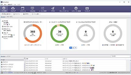アクティファイ、バックアップの集中管理コンソール「ActiveVisor」の新版