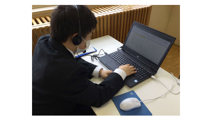 北海道の高等支援学校で「遠隔職場実習」、OKIワークウェルが実施