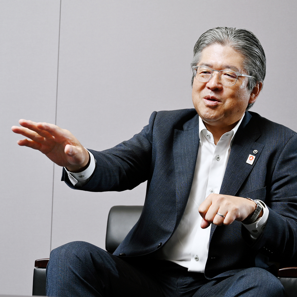 NTT西日本 代表取締役社長/社長執行役員 森林正彰