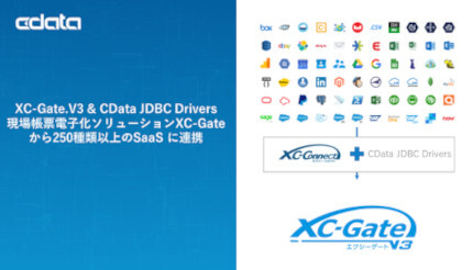 CData、「XC-Gate.V3」と「CData JDBC Drivers」が連携