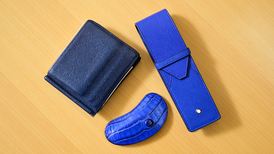 ブラザー販売・安井宏一社長の愛用ツール<好みの色で揃えた愛用のグッズ>