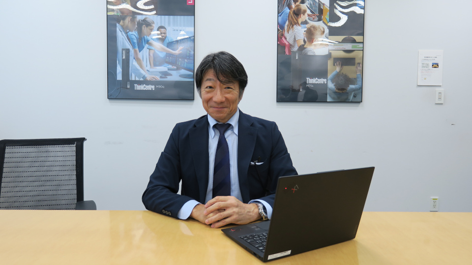 レノボ・ジャパン 檜山社長、「ワンレノボ」強化でAI活用進める