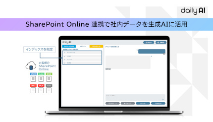 SBT、生成AIサービス「dailyAI」が「SharePoint Online」と連携