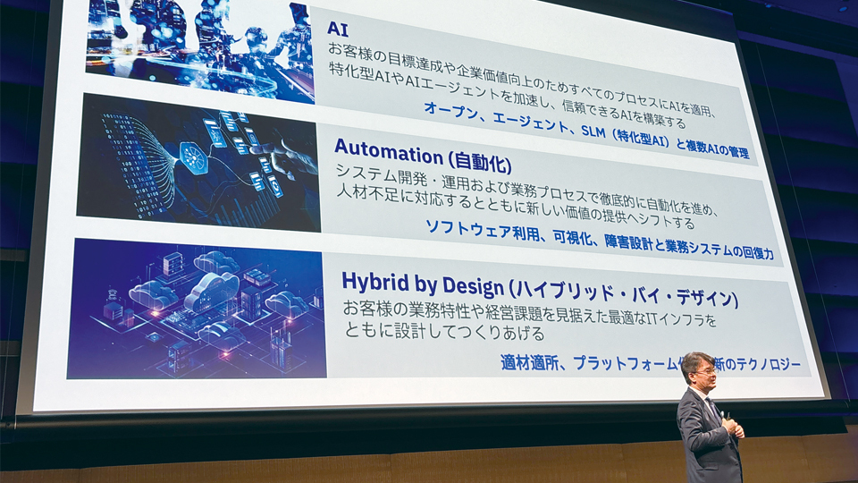 日本IBMのパートナービジネス　AIと自動化、ハイブリッド軸に協業を加速