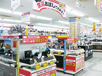 地域no 1店舗の売れる秘訣 あの人気店はこうしてつくられた コジマ ビックカメラ静岡店 Br コジマ ビックカメラ で再始動 郊外店に駅前店の要素を加味 週刊bcn