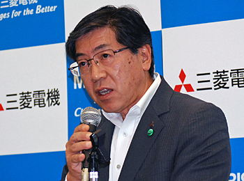 三菱電機 中小規模店舗 オフィス向けデジタルサイネージ 縦 横置き対応の50v型を10月21日発売 週刊bcn